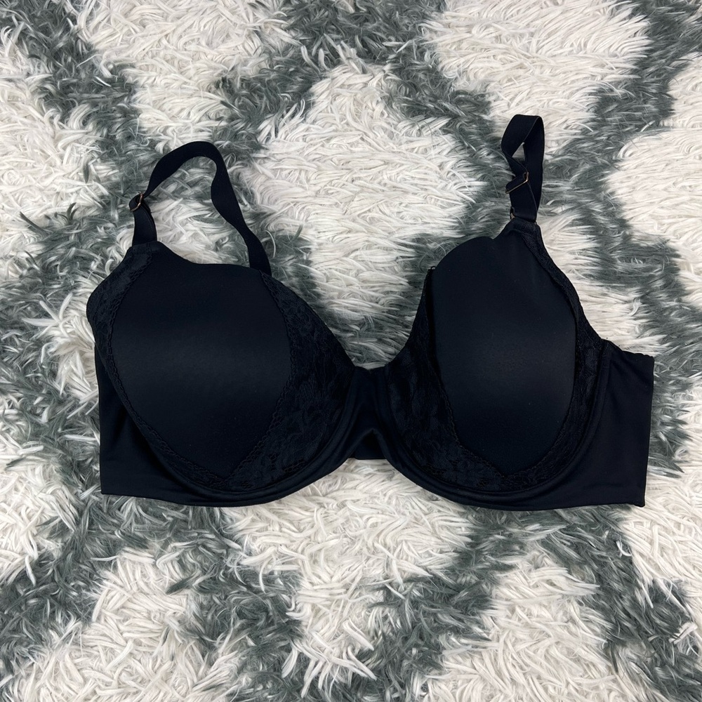 Soma Women’s Black Embraceable Perfect Coverage Bra Size 40DD